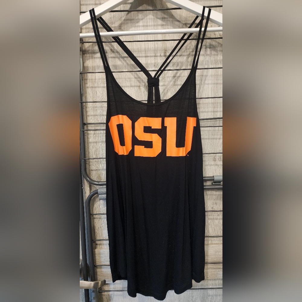 Victoria's Secret PINK 5th Ocean Oregon State Beavers Strappy Flowy Tank Top XS
